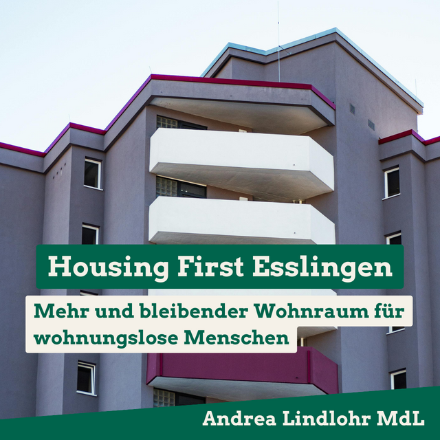 Perspektive für wohnungslose Menschen: Projekt "Housing First Esslingen" mit Unterstützung des Landes gestartet